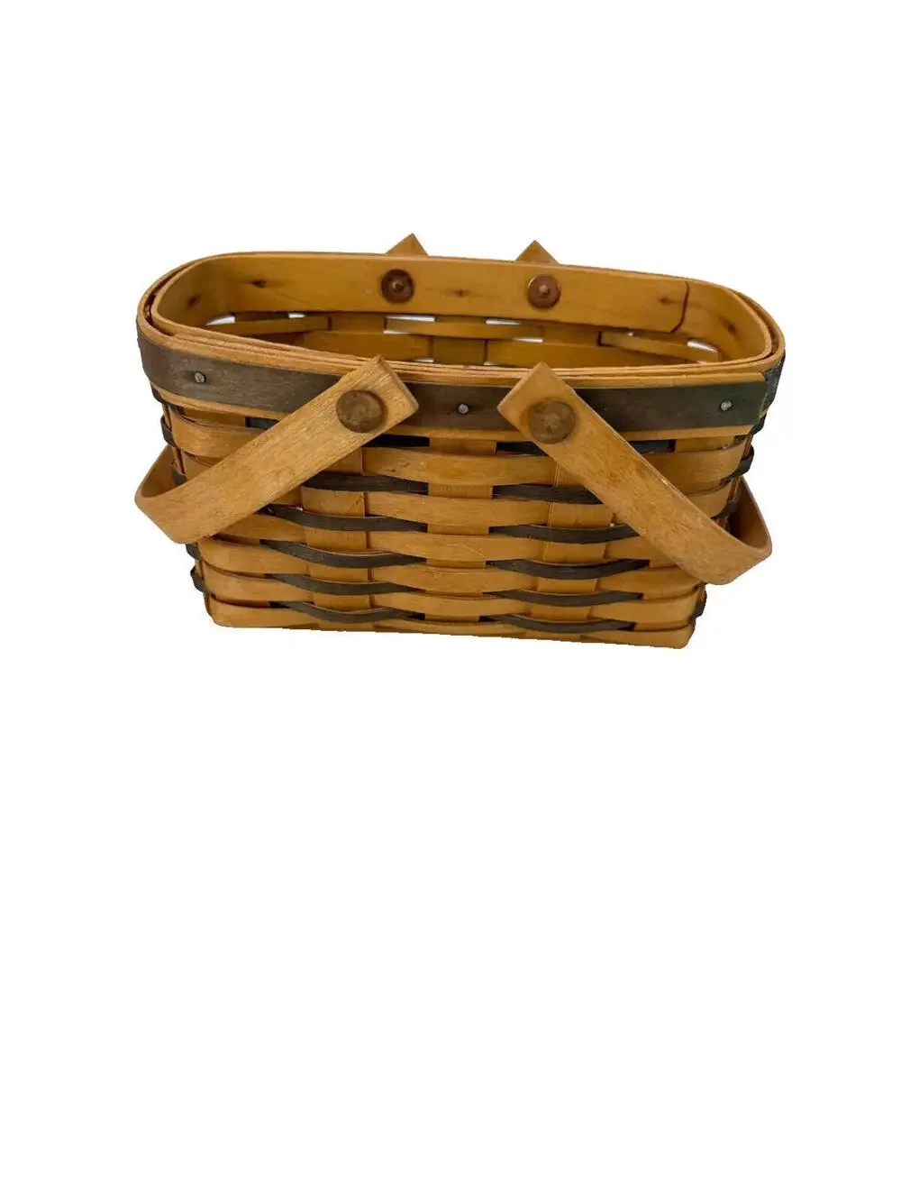 1998 Longaberger Picture Perfect Sweetheart Basket Vintage 7.25